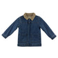 Matalan 5-6 years blue fleeced denim jacket cotton polyester