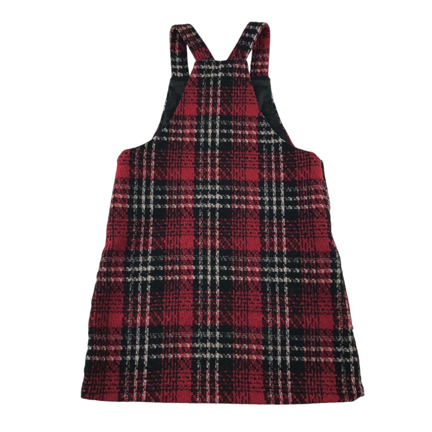 Matalan 6 years red tartan check dress polyester cotton acrylic viscose nylon