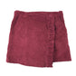 Matalan 7 years burgundy red corduroy skirt polyester polyamide