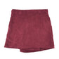 Matalan 7 years burgundy red corduroy skirt polyester polyamide