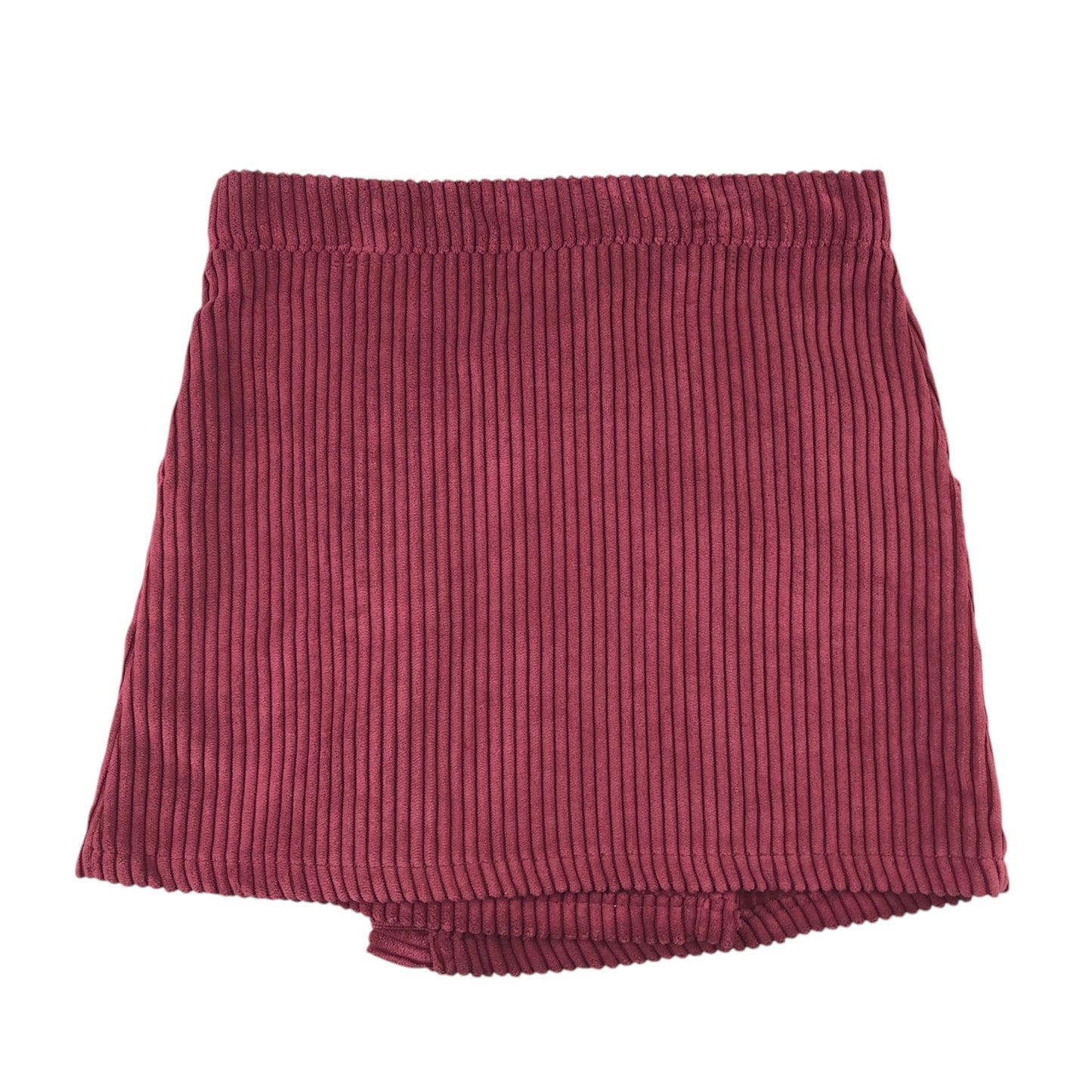 Matalan 7 years burgundy red corduroy skirt polyester polyamide