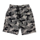 Matalan 9 years grey camo jogger shorts cotton polyester