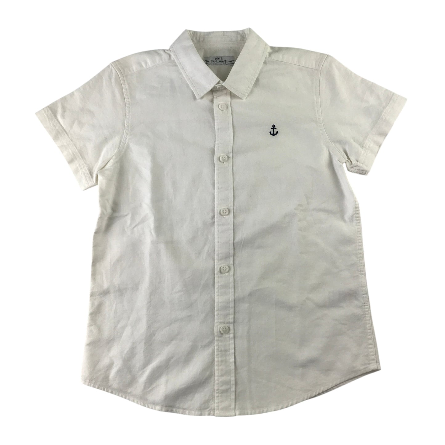 Matalan 9 years white shirt cotton