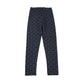 Matalan 10-11 years navy blue polka dot leggings cotton elastane