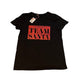 Matalan 11-12 years black t-shirt Christmas Always Team Santa cotton