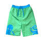 Matalan 5-6 years green and blue swim trunks octopus polyester
