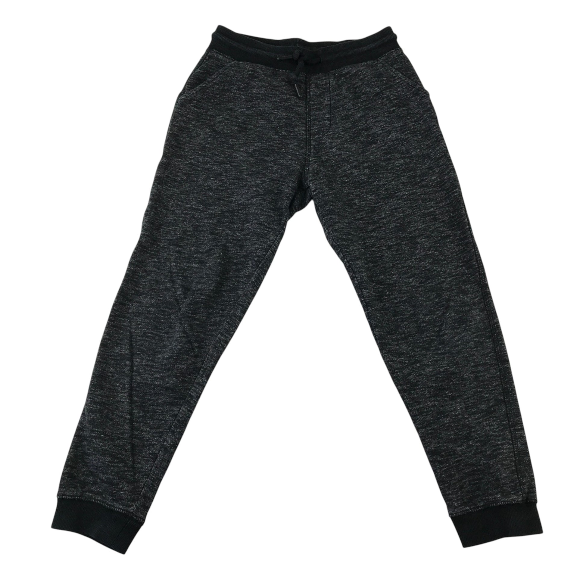 Matalan 9-10 years dark grey joggers cotton polyester