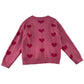 Matalan and Zara 8-9 years pink jumper and jeans bundle love hearts