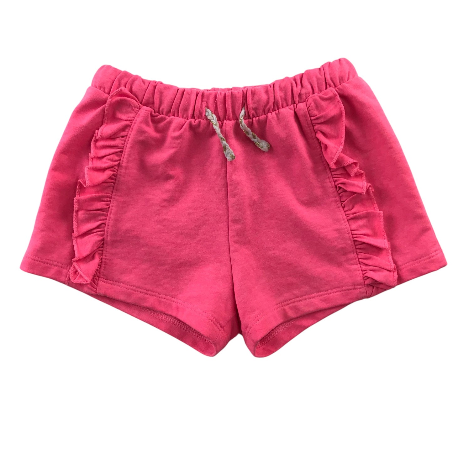 Matalan summer bundle 5-6 years white t-shirt and pink shorts cotton polyester