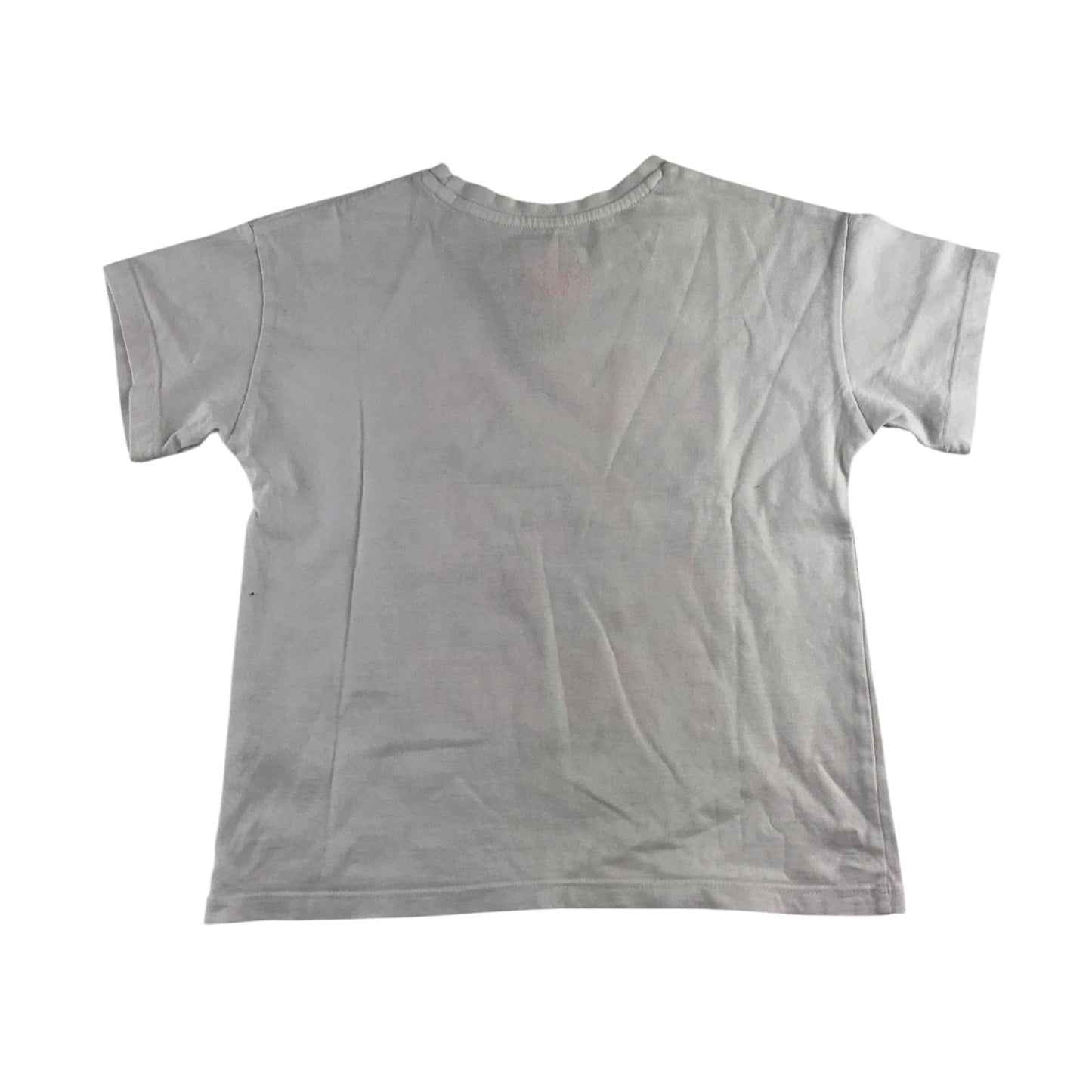 Matalan summer bundle 5-6 years white t-shirt and pink shorts cotton polyester