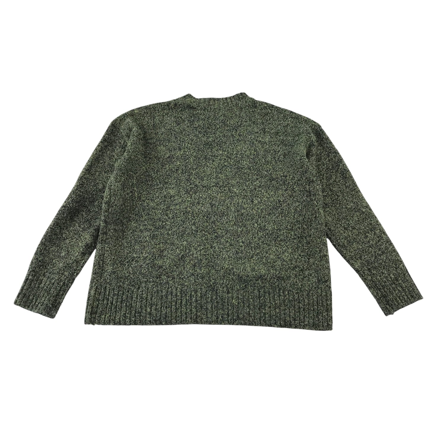 Matalan size L green knitted jumper polyester acrylic elastane