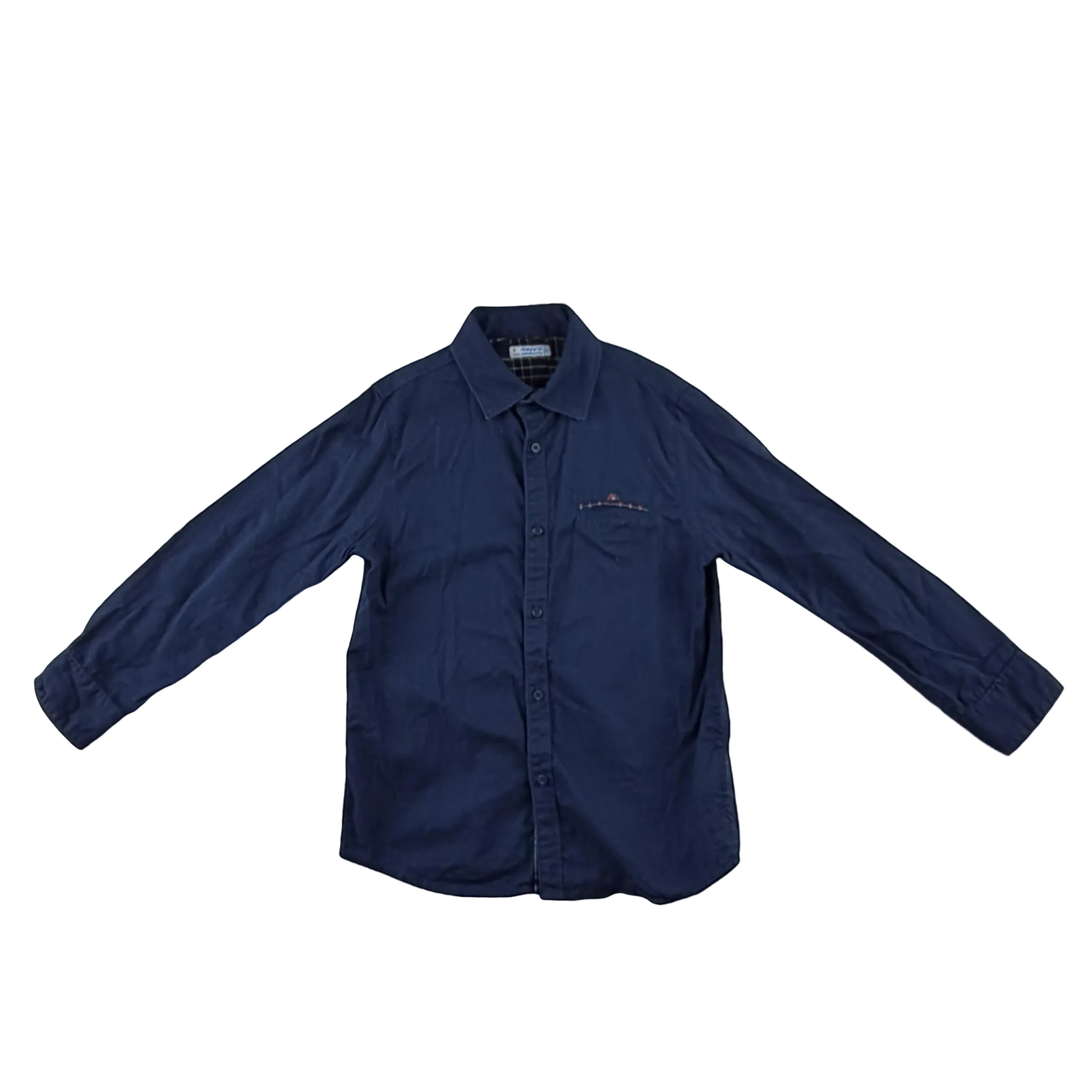 Mayoral 5-6 years navy blue shirt cotton