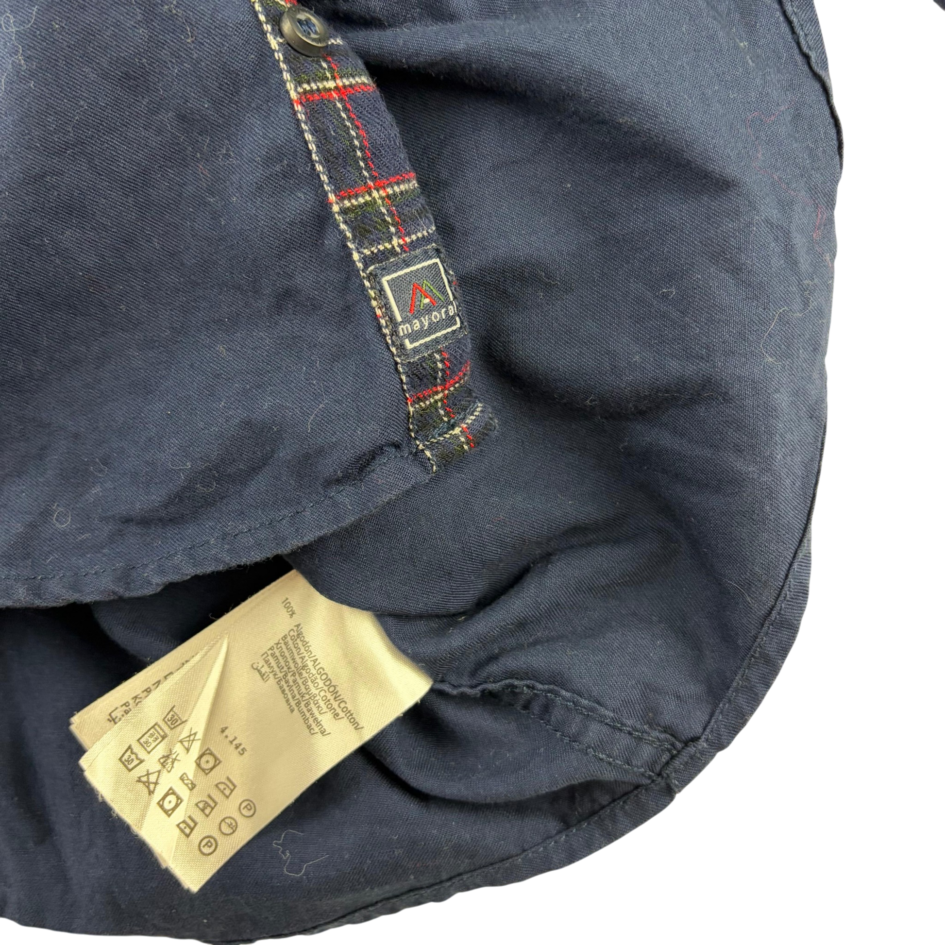 Mayoral 5-6 years navy blue shirt cotton