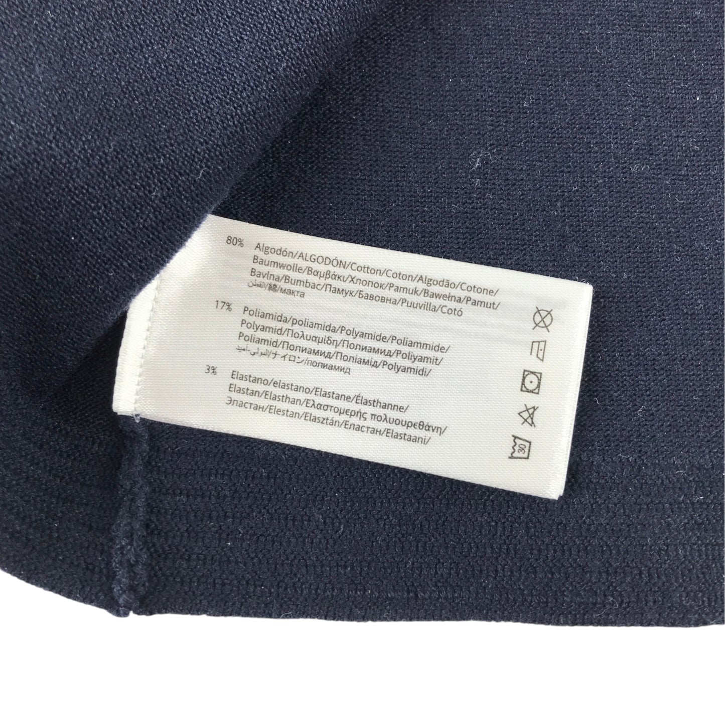 Mayoral 5 years navy blue cardigan cotton polyamide elastane