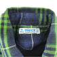 Mayoral 6 years blue green tartan shirt cotton polyester