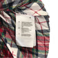 Mayoral 9 years red tartan dress cotton polyester viscose