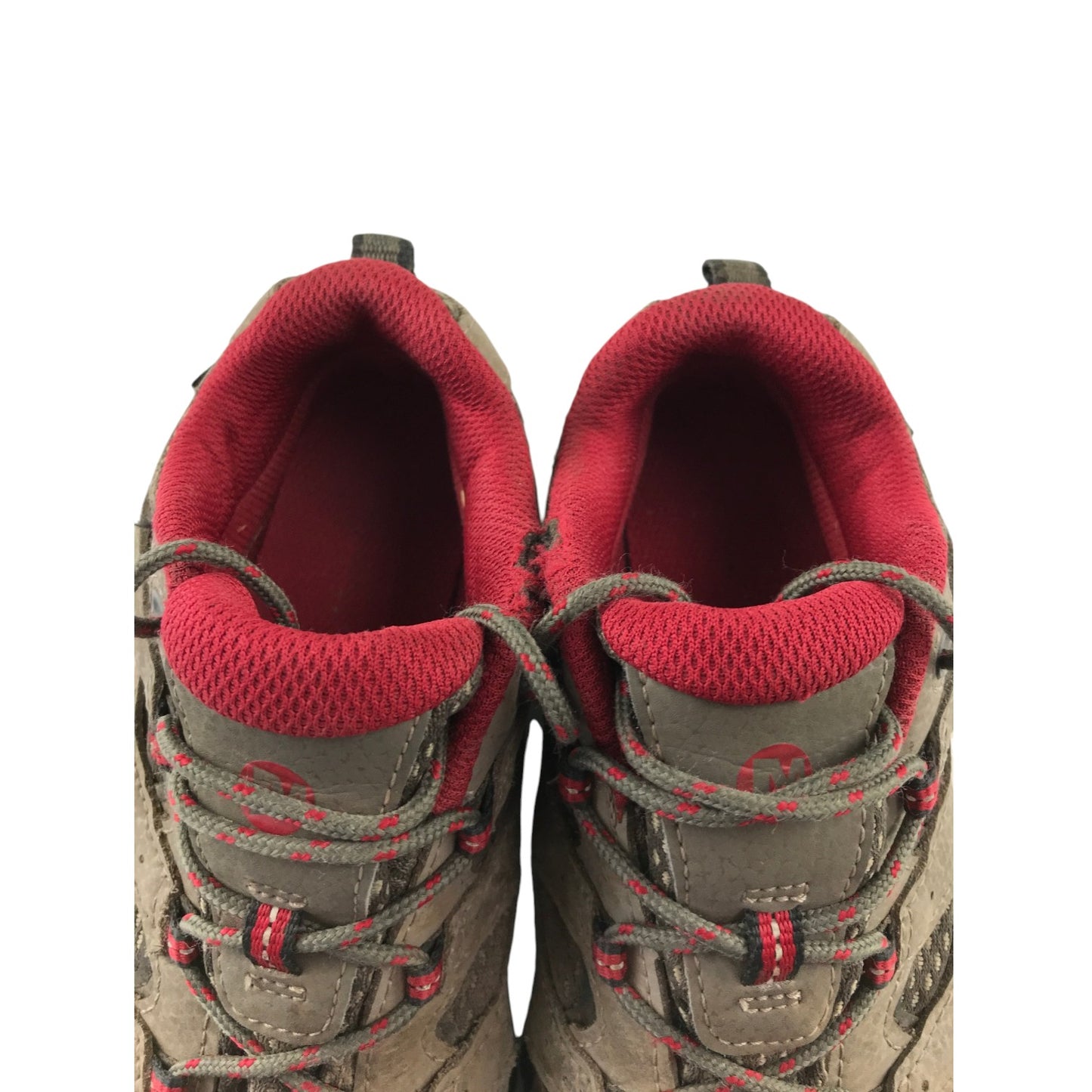 Merrell size 1 khaki walking trainers with laces