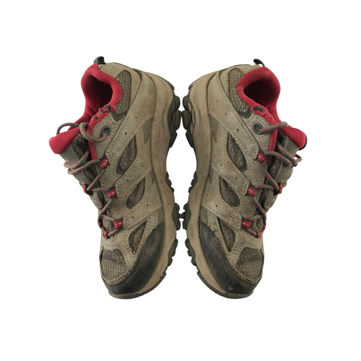 Merrell size 1 khaki walking trainers with laces