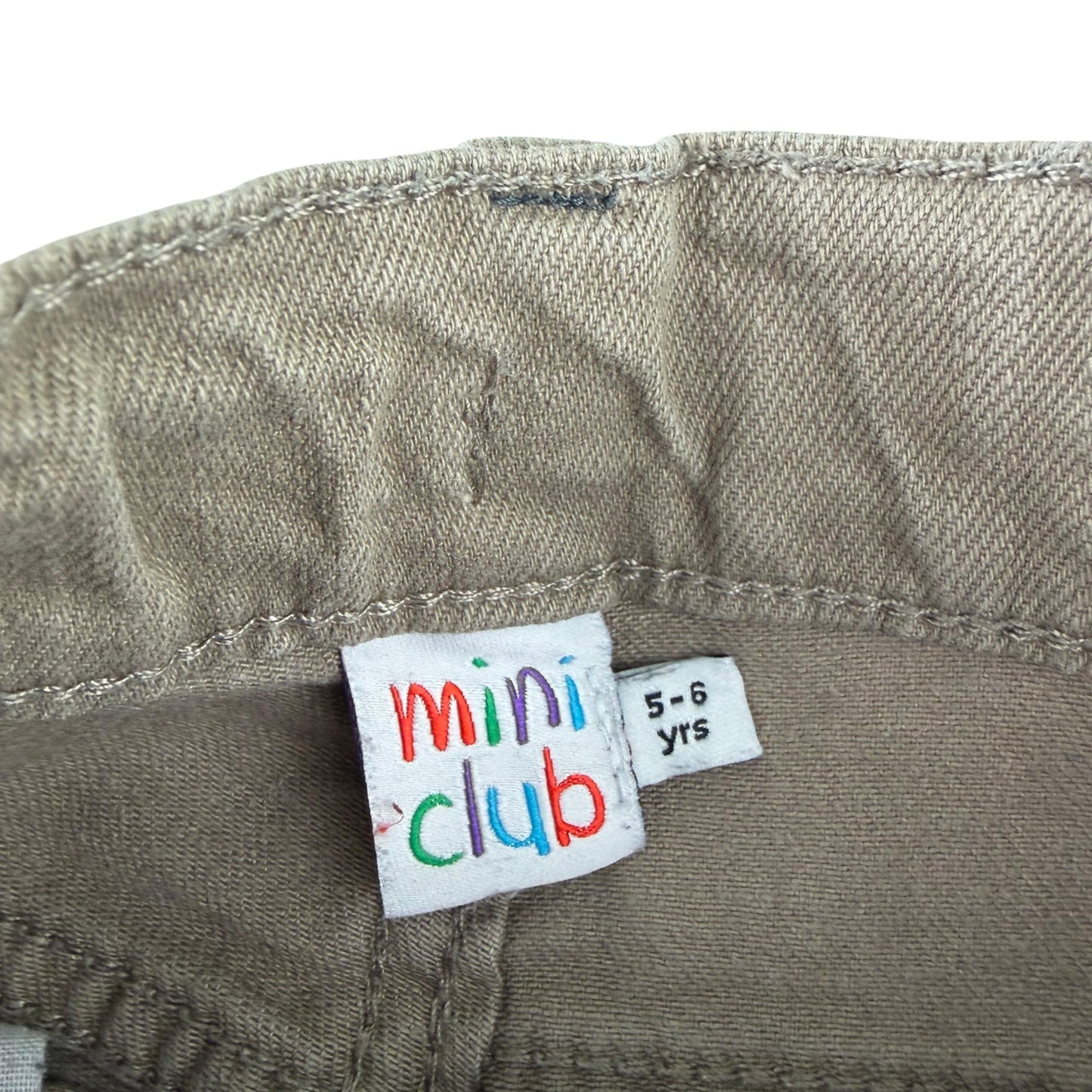 Mini Club 5-6 years beige trousers cotton elastane