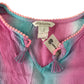 Monsoon 6-7 years pink and blue viscose dress