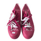Moshulu size UK 6.5 pink canvas trainers