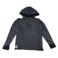 Mothercare 5-6 years dark blue stripe hoodie cotton