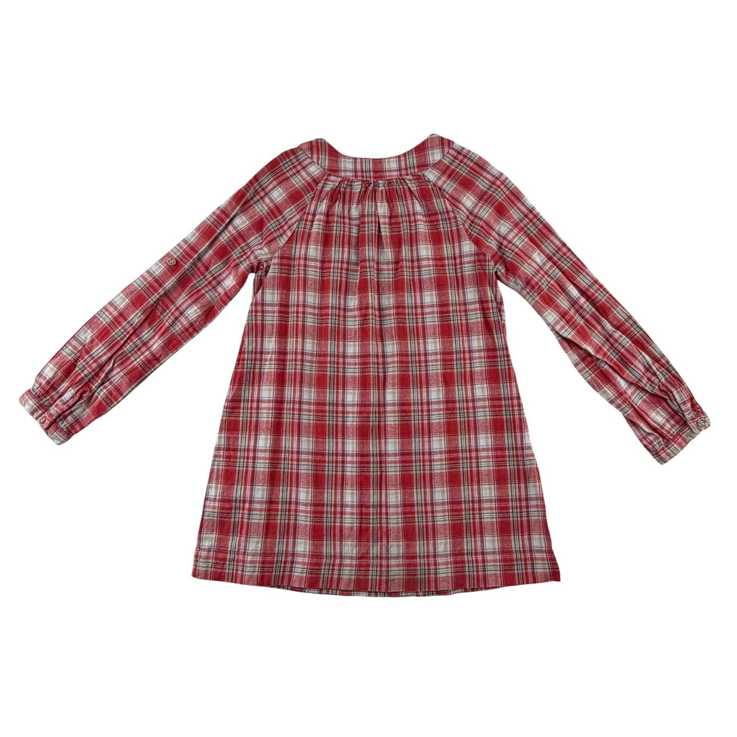 Mothercare 6-7 years red check dress cotton