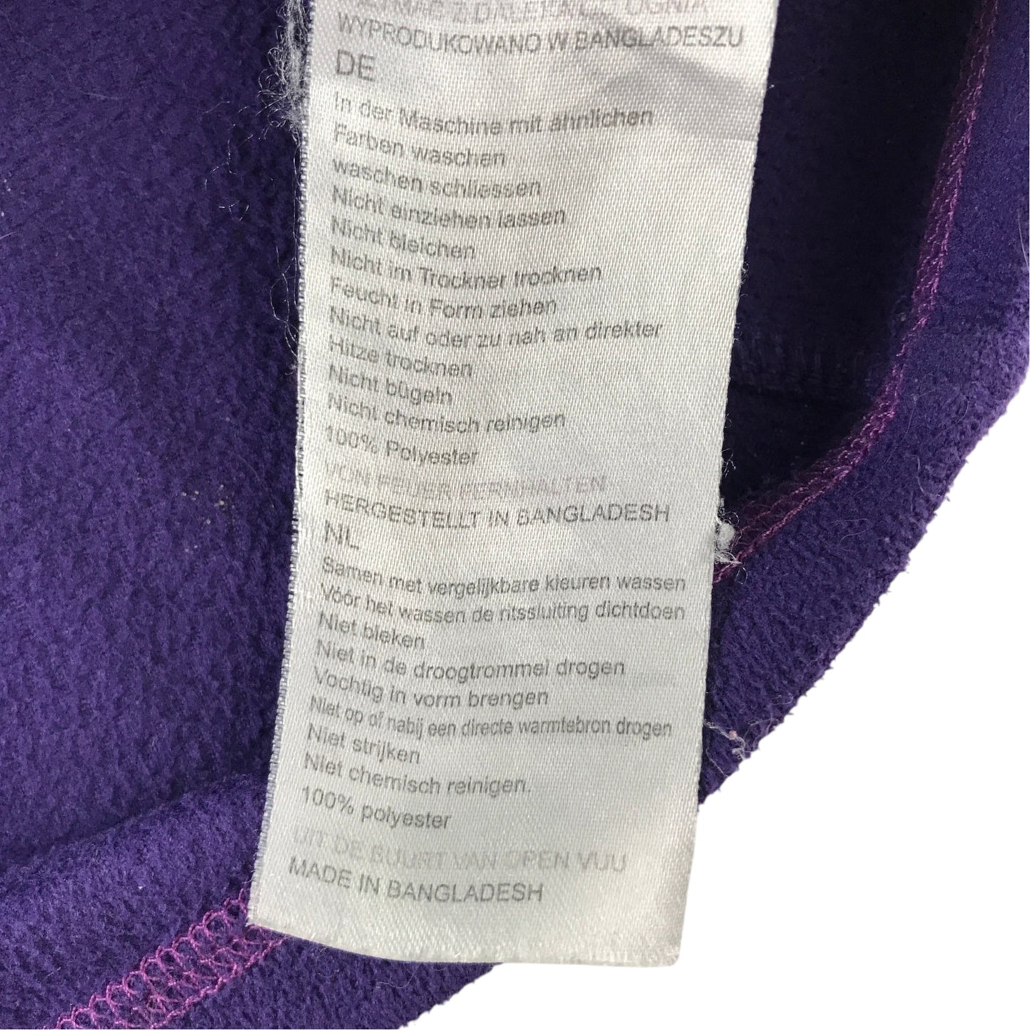 Mountain Warehouse 5-6 years purple fleece polyester