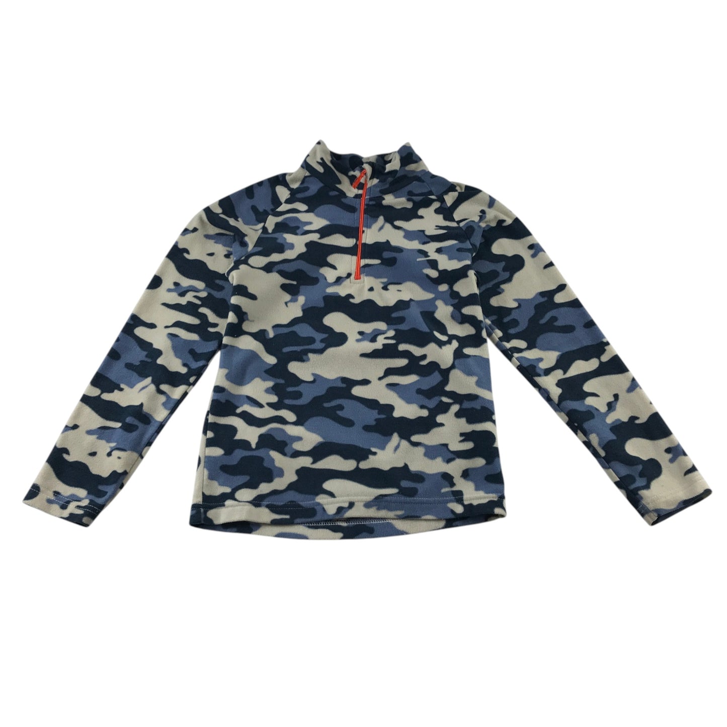Mountain Warehouse 7-8 years blue camo fleece polyester