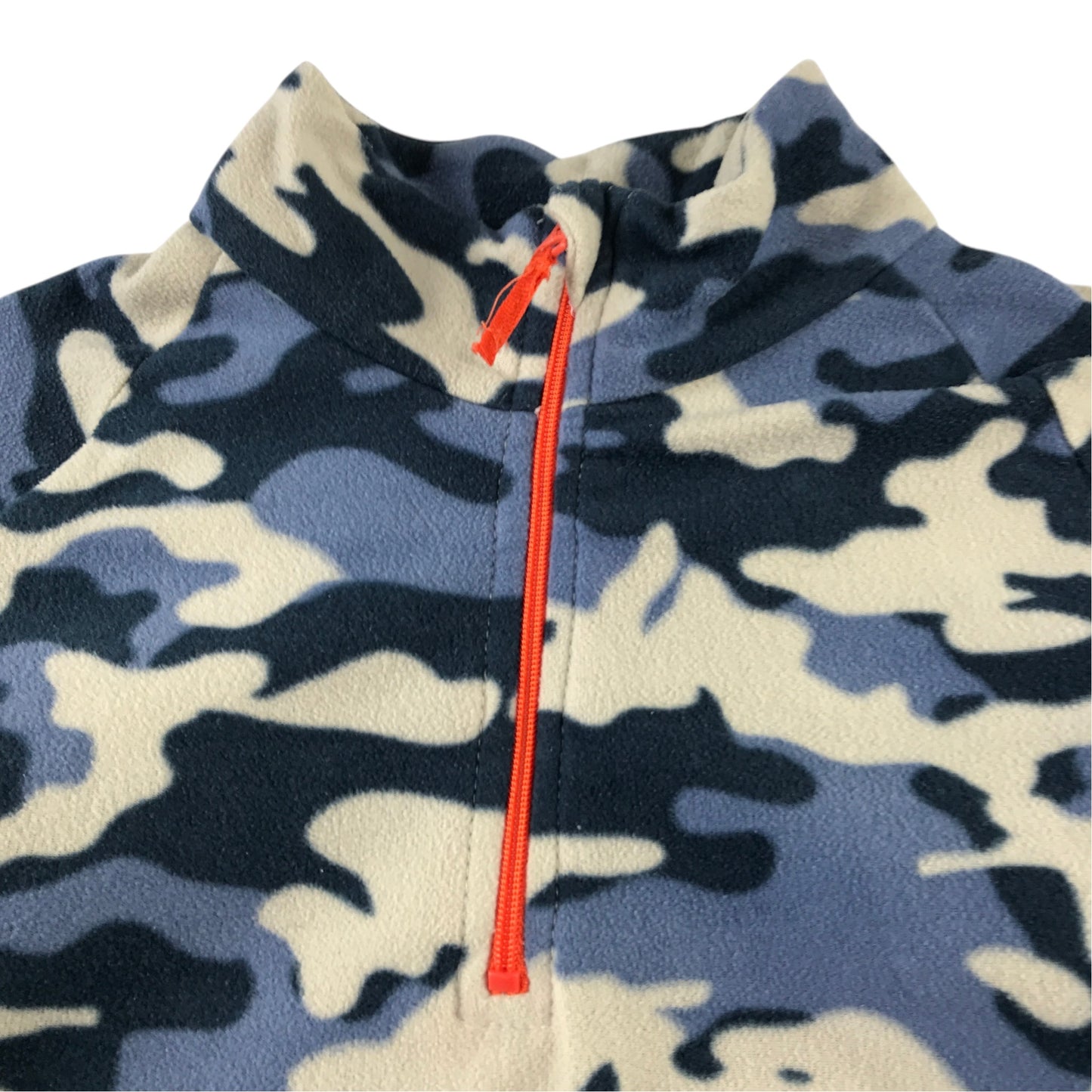 Mountain Warehouse 7-8 years blue camo fleece polyester
