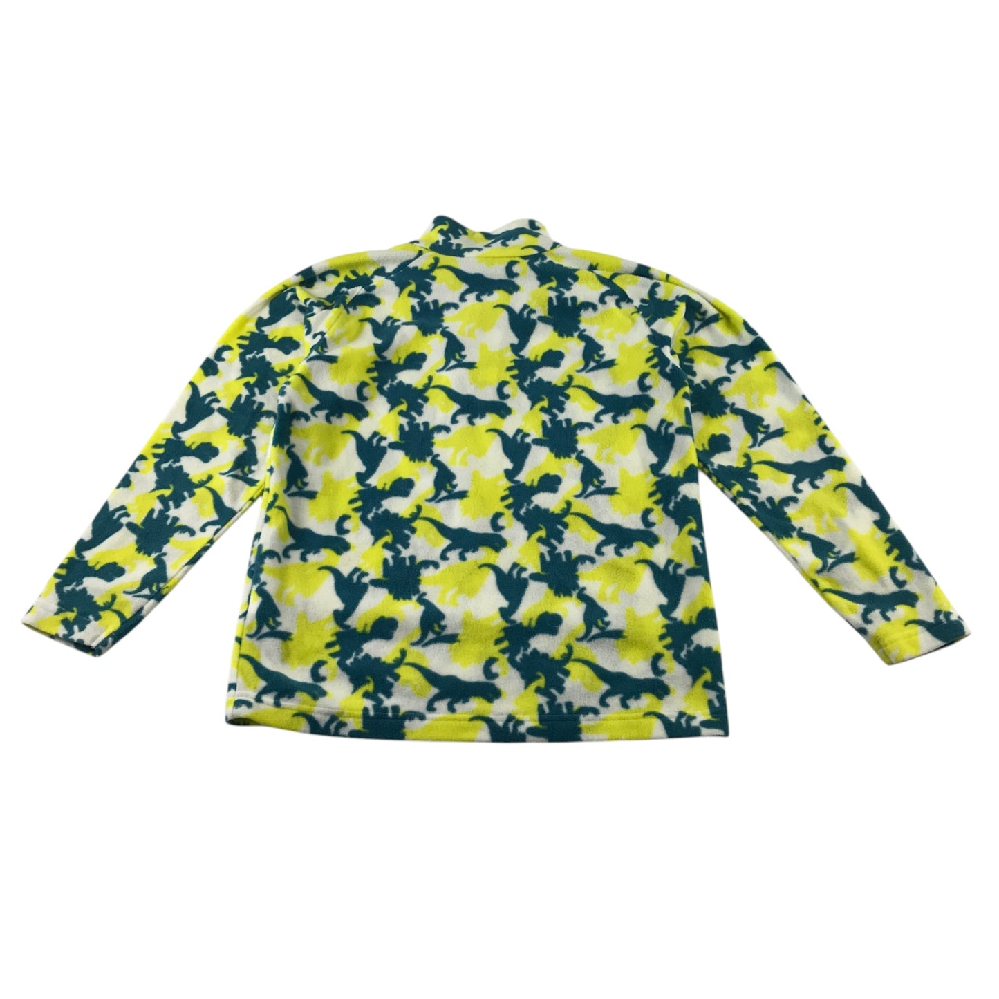 Mountain Warehouse 11-12 years yellow and teal camo pattern fleece
