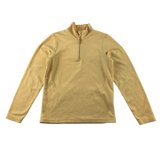 Mountain Warehouse 12-13 years yellow quarter zipper fleece