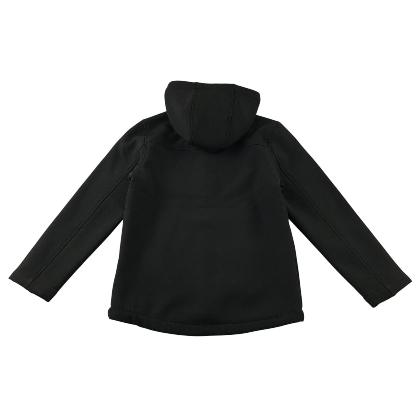 Mountain Warehouse 7-8 years black jacket fleece lined breathable showerproof polyester elastane