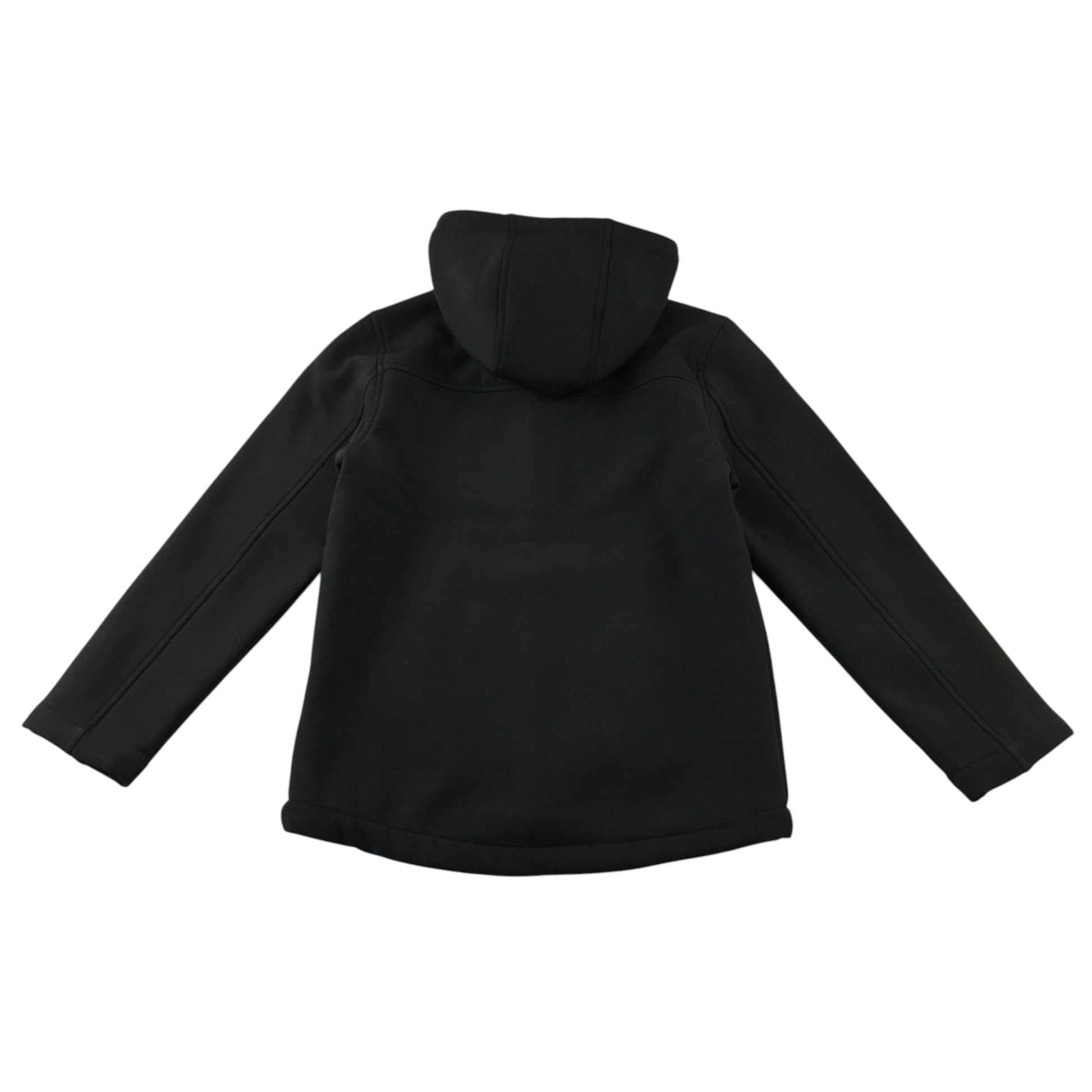 Mountain Warehouse 7-8 years black jacket fleece lined breathable showerproof polyester elastane