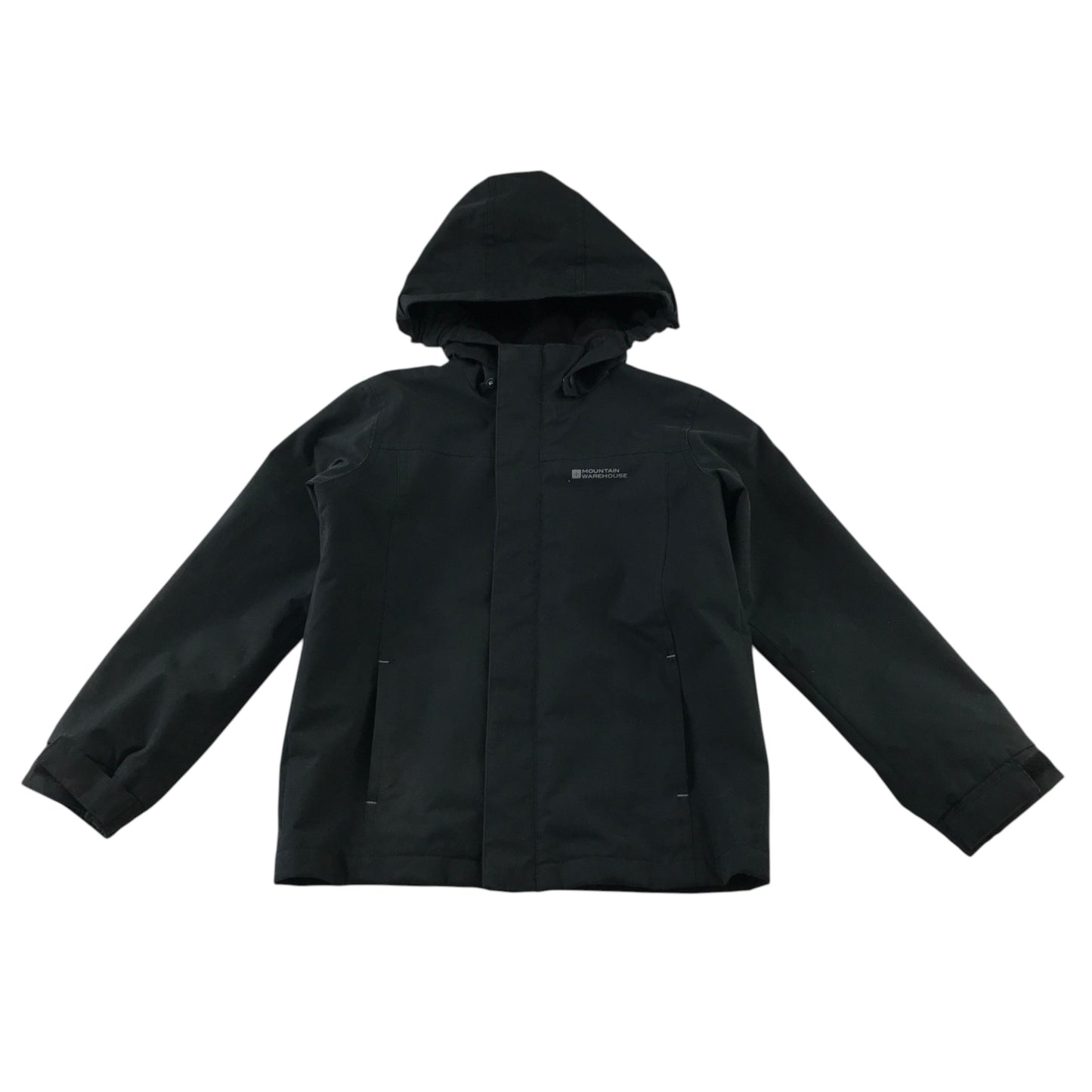 Mountain Warehouse 7-8 years black jacket showerproof polyester