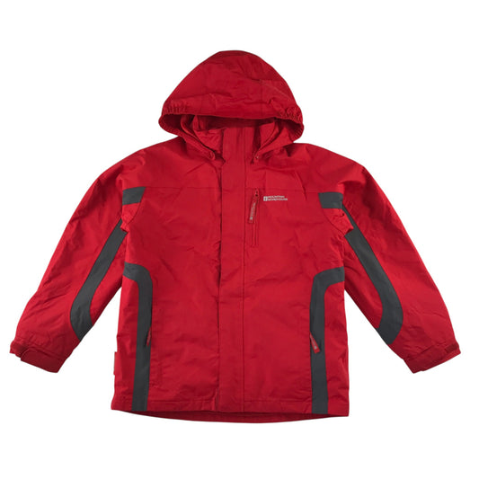 Mountain Warehouse 9-10 years red jacket fleece lined nylon polyester