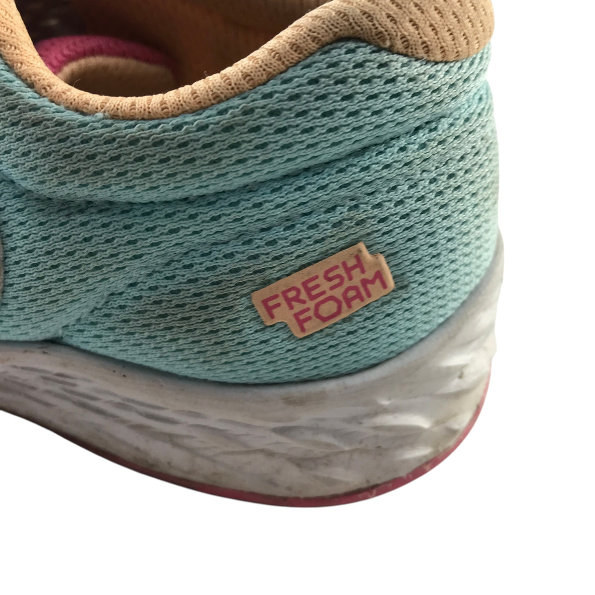 New Balance size UK 1.5 light blue trainers