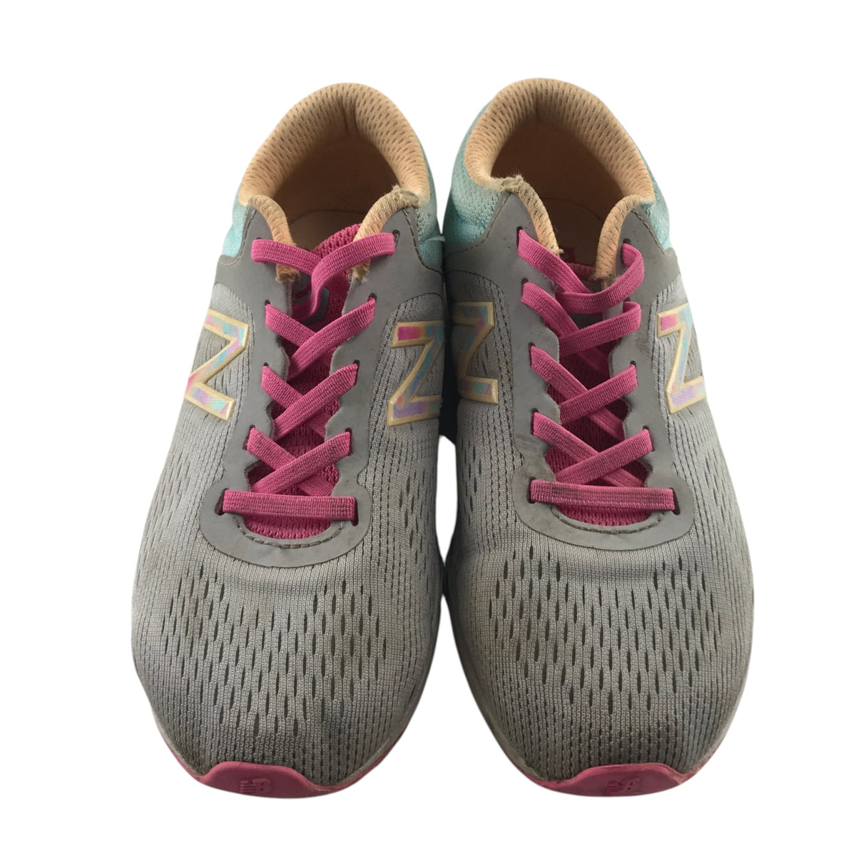 New Balance size UK 1.5 light blue trainers