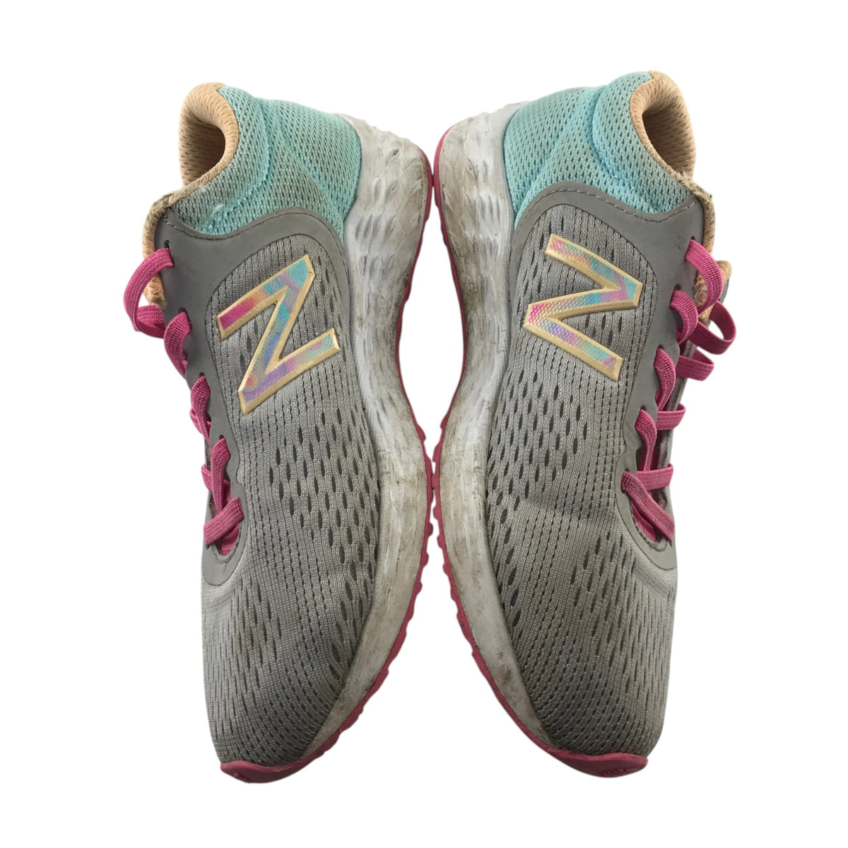 New Balance size UK 1.5 light blue trainers