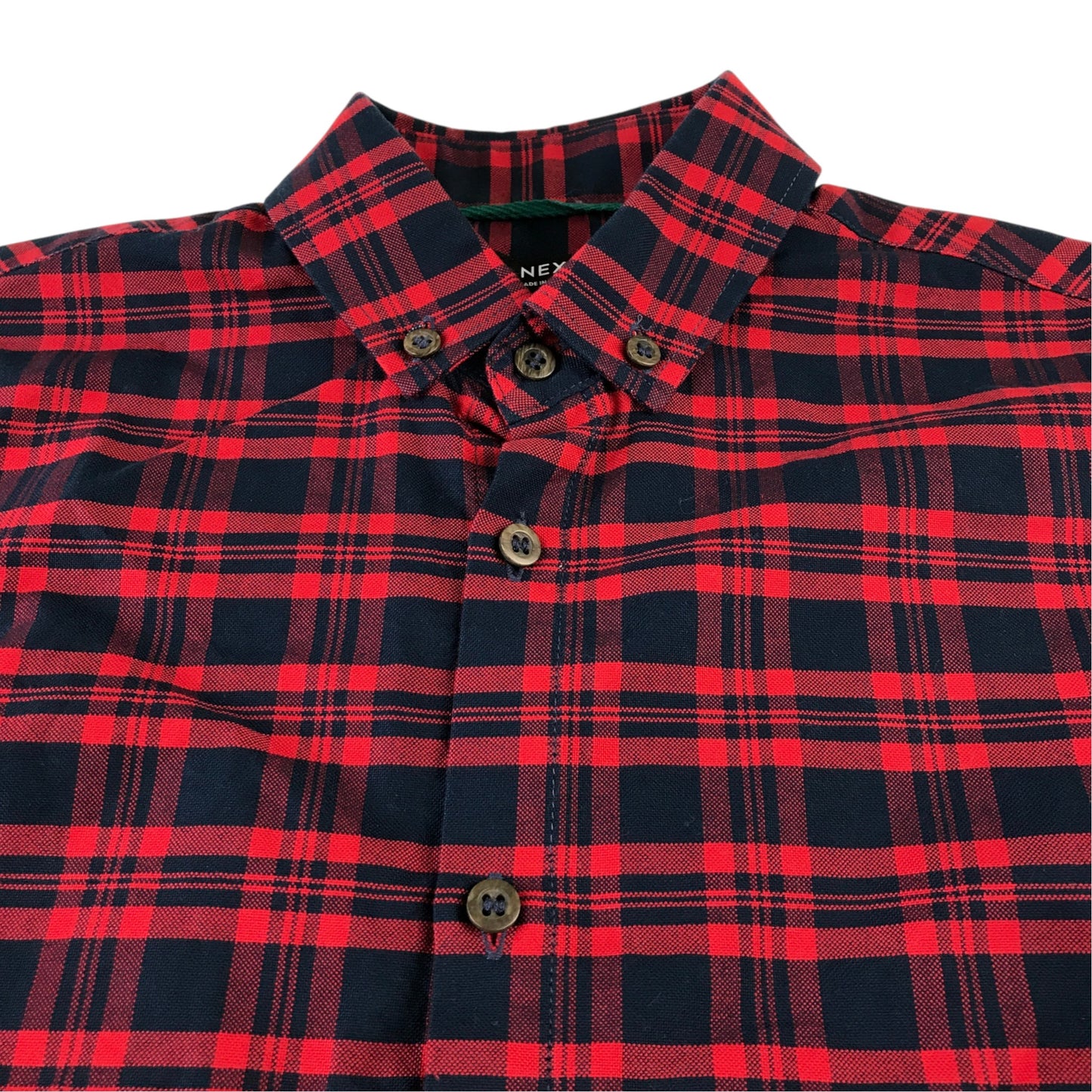 Next 10 years red tartan shirt cotton