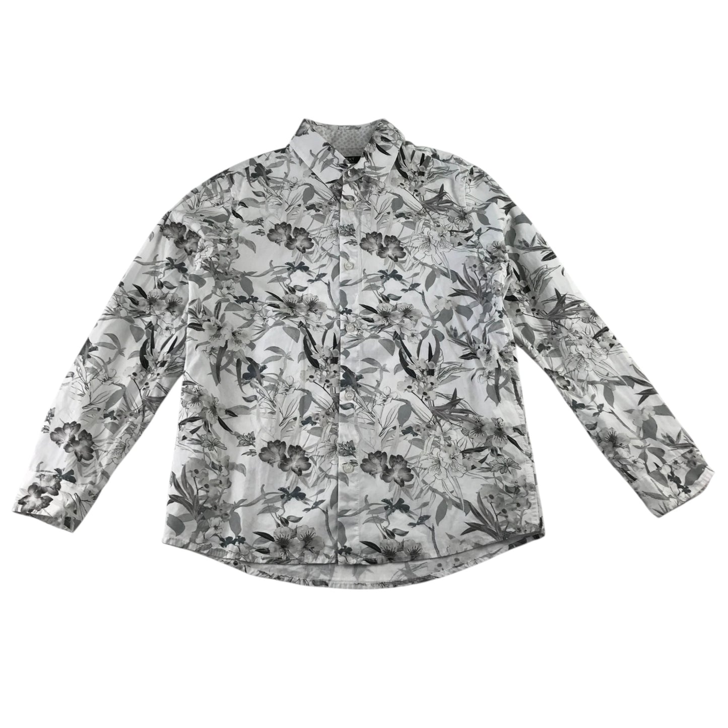 Next 10 years white floral shirt cotton