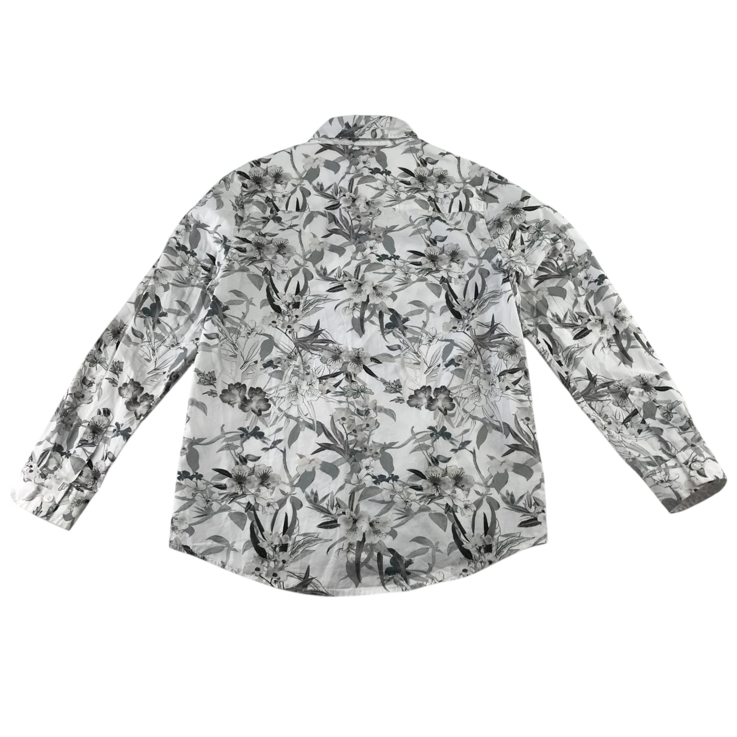 Next 10 years white floral shirt cotton