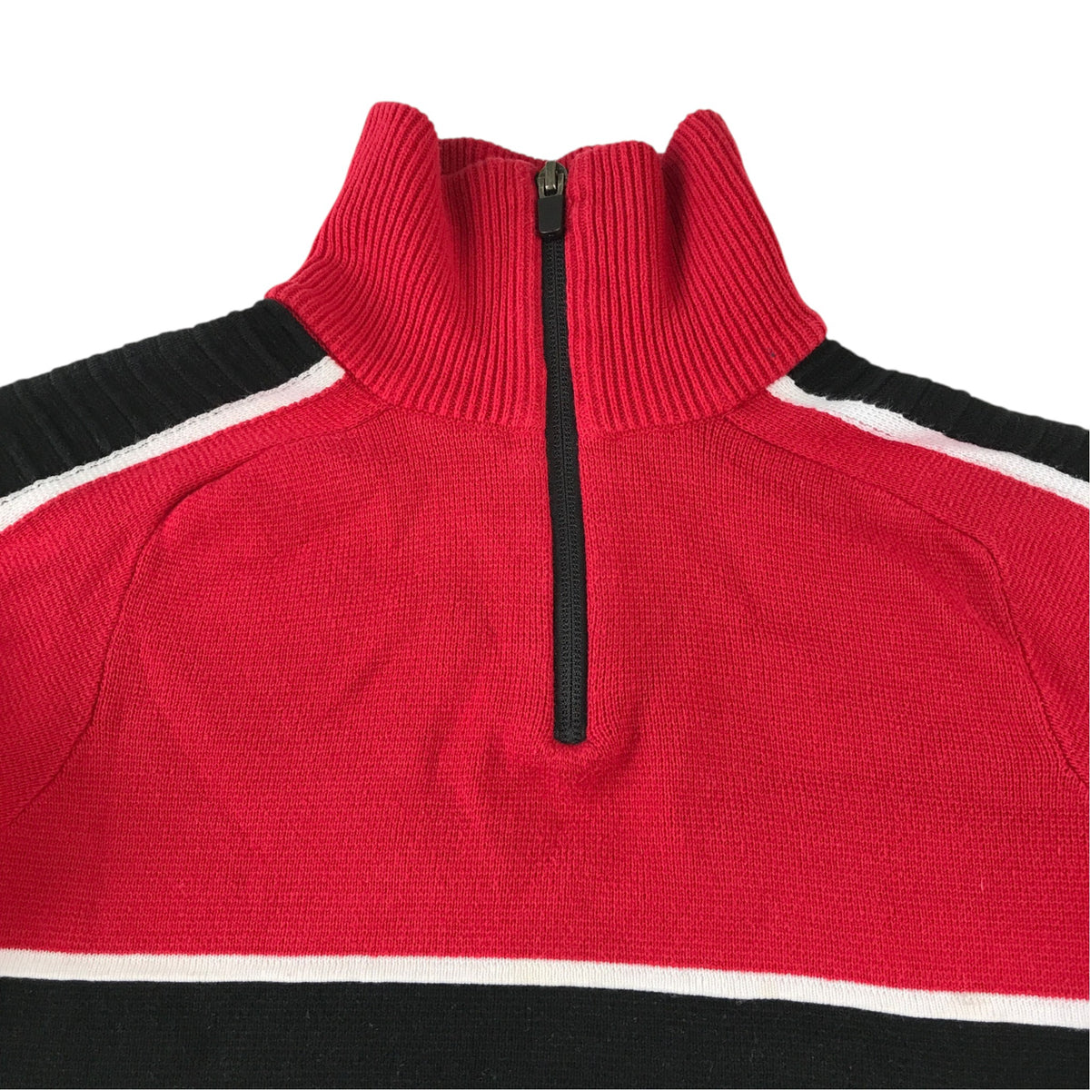 Next 11 years red jumper quarter zip cotton