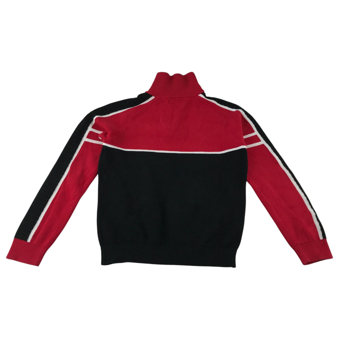 Next 11 years red jumper quarter zip cotton