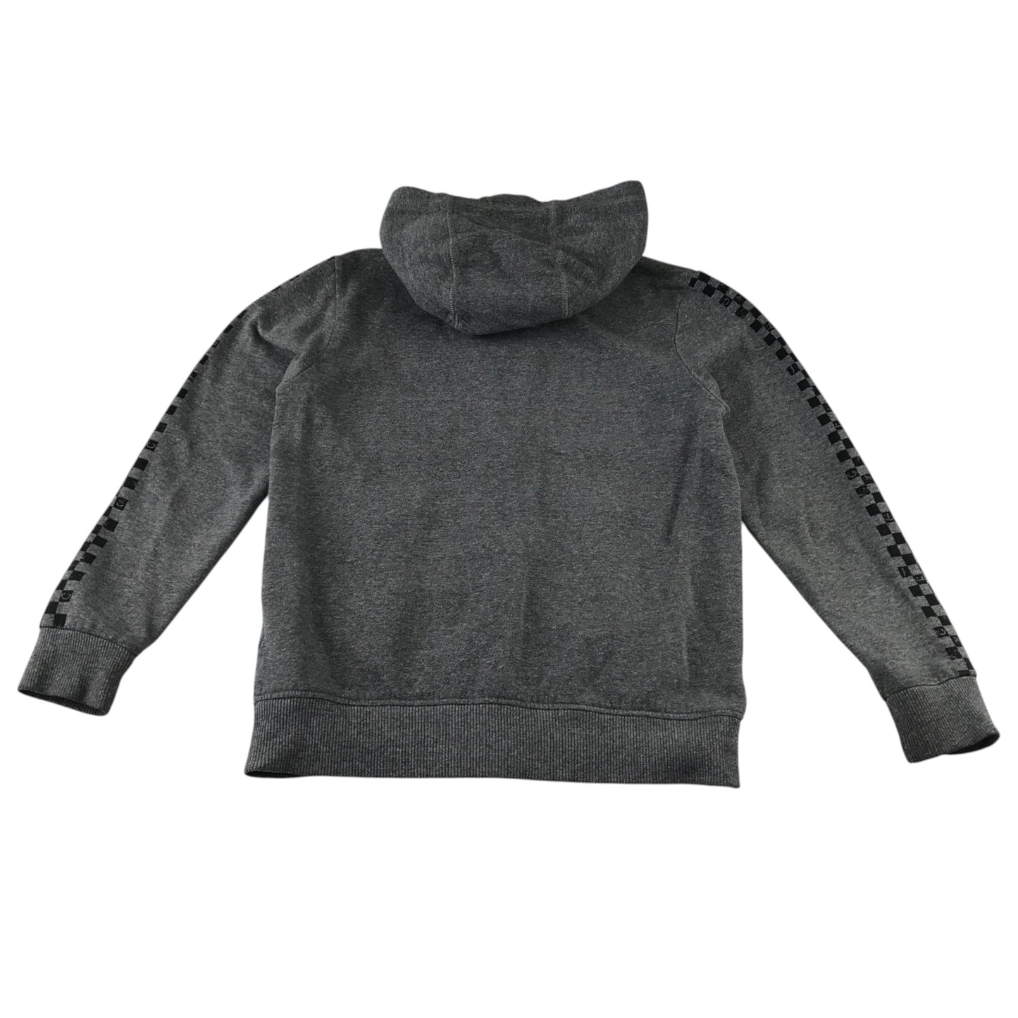 Next 12 years grey zip up hoodie cotton polyester