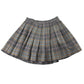 Next 14 years grey check skirt polyester elastane cotton
