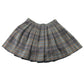 Next 14 years grey check skirt polyester elastane cotton