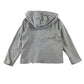 Next 4-5 years grey stripy cotton hoodie