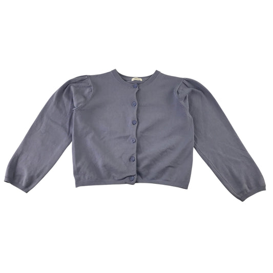 Next 5-6 years pale purple cardigan cotton nylon elastane