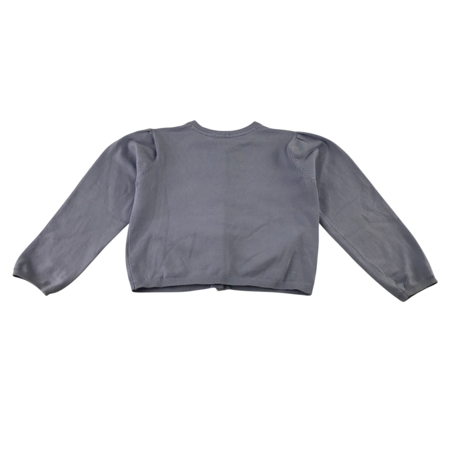Next 5-6 years pale purple cardigan cotton nylon elastane